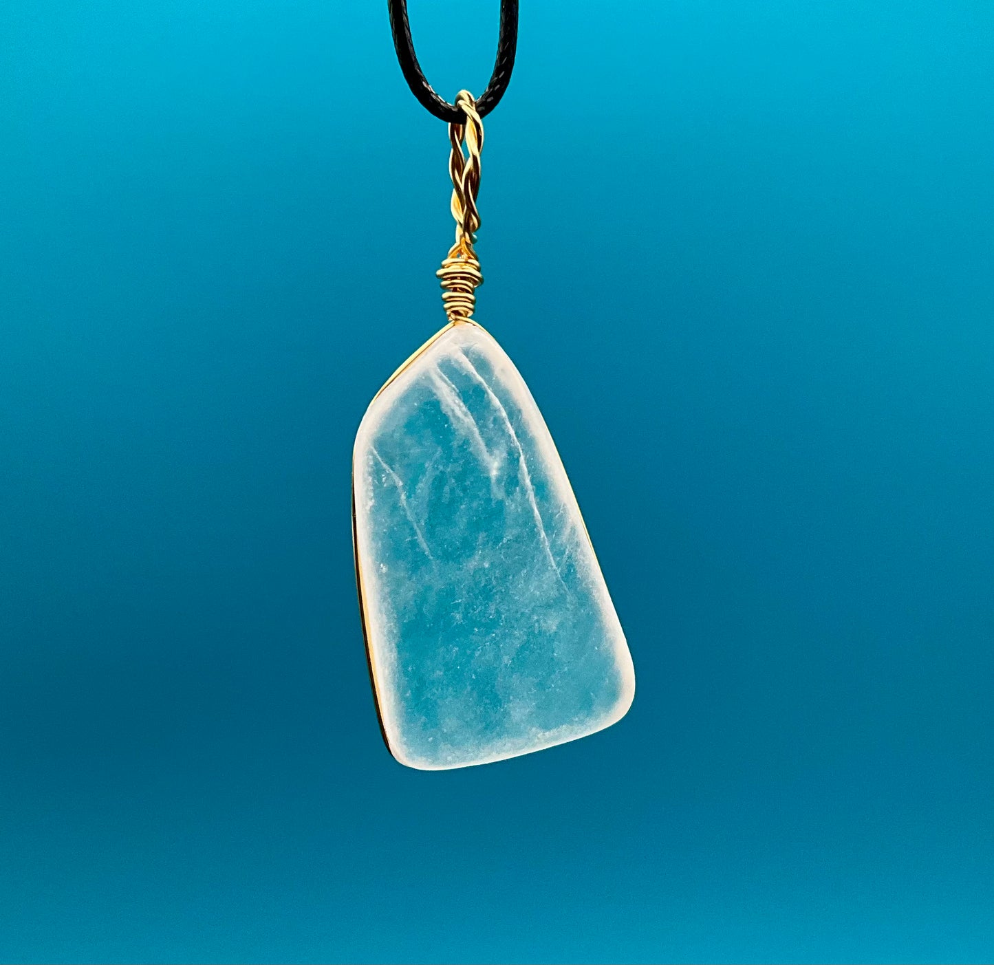 Ulexite Pendant #2