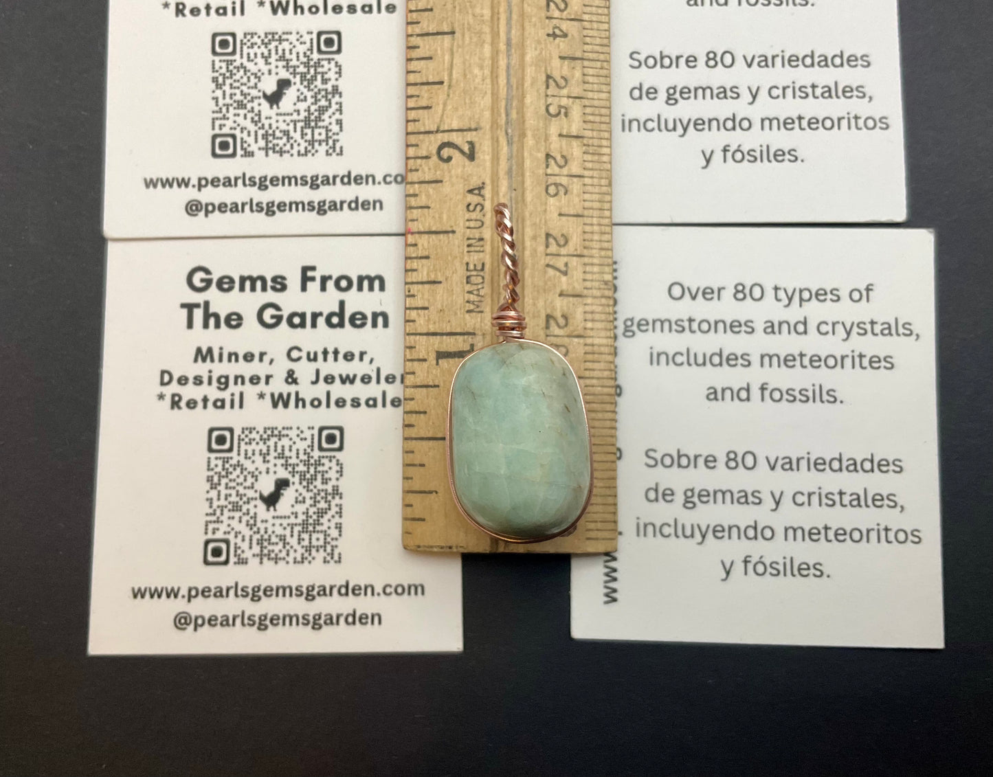 Amazonite Pendant #09