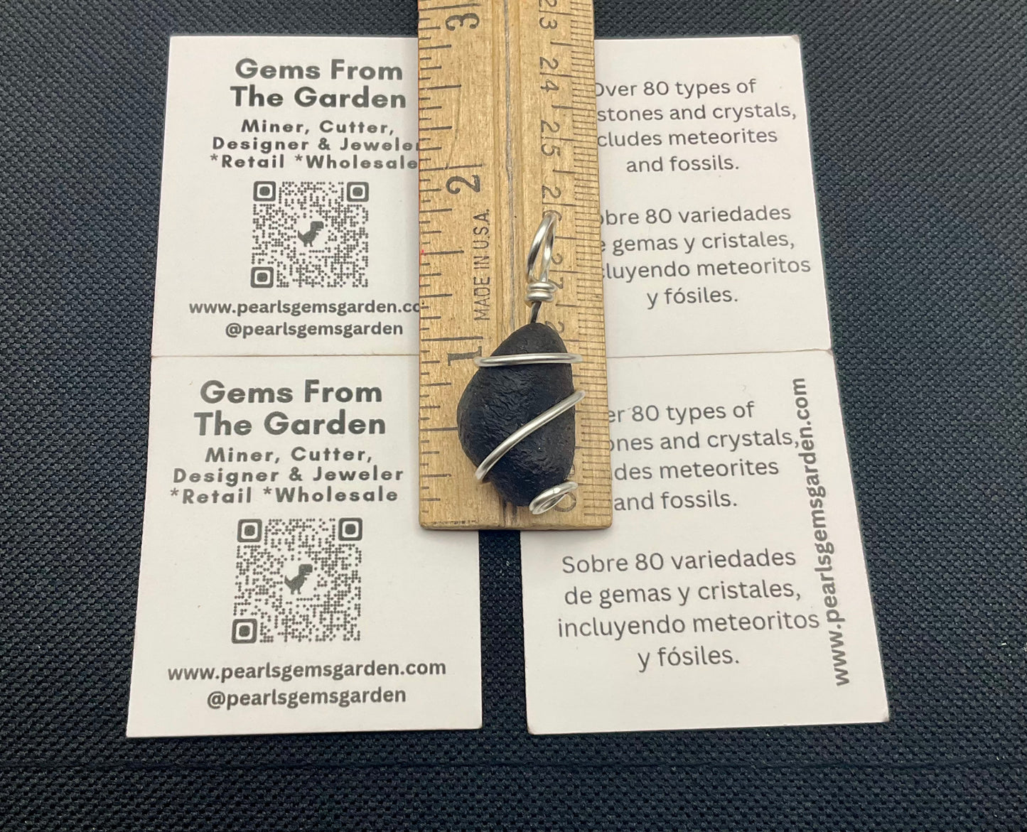 Tektite Saffordite Pendant #01