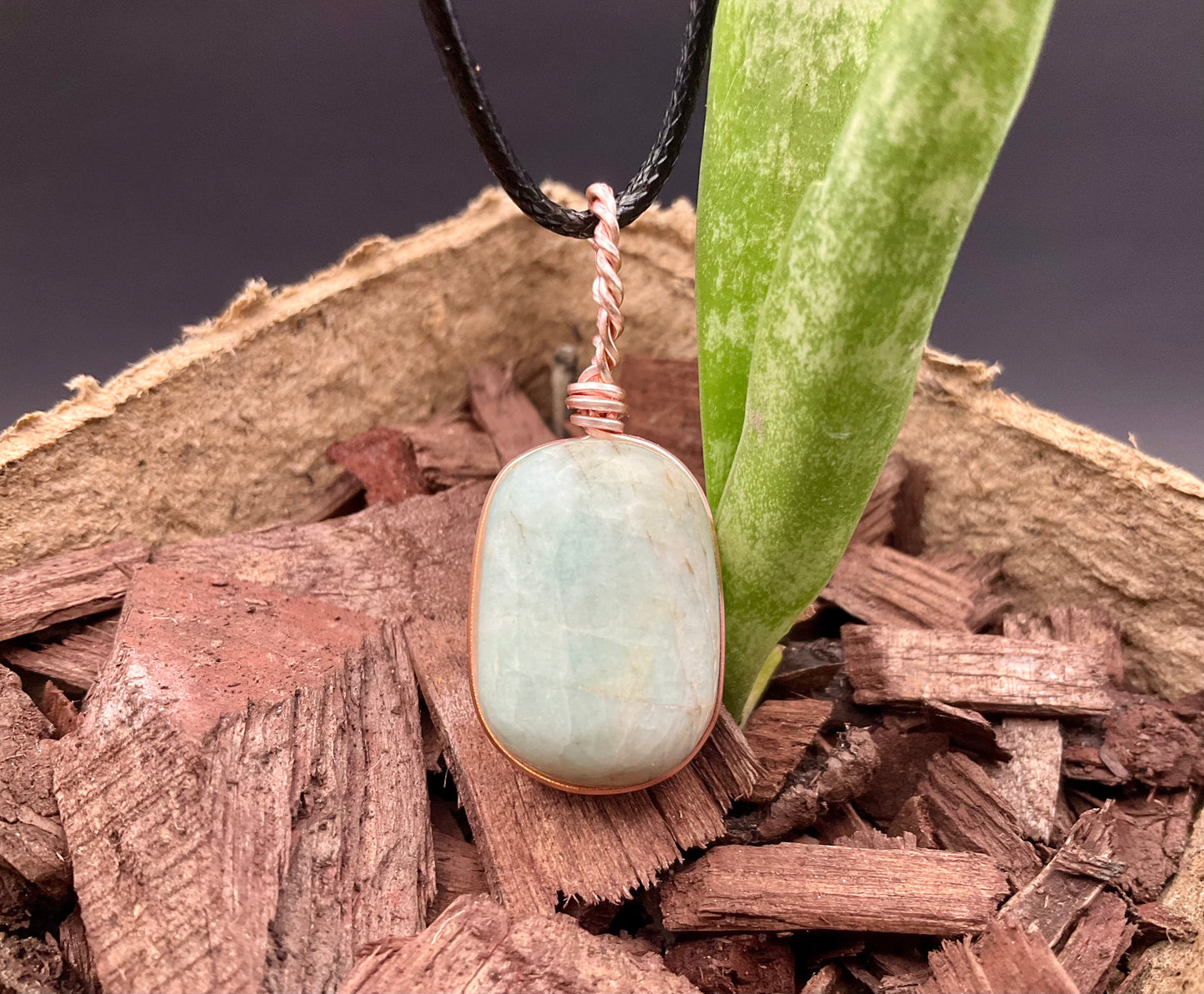 Amazonite Pendant #09