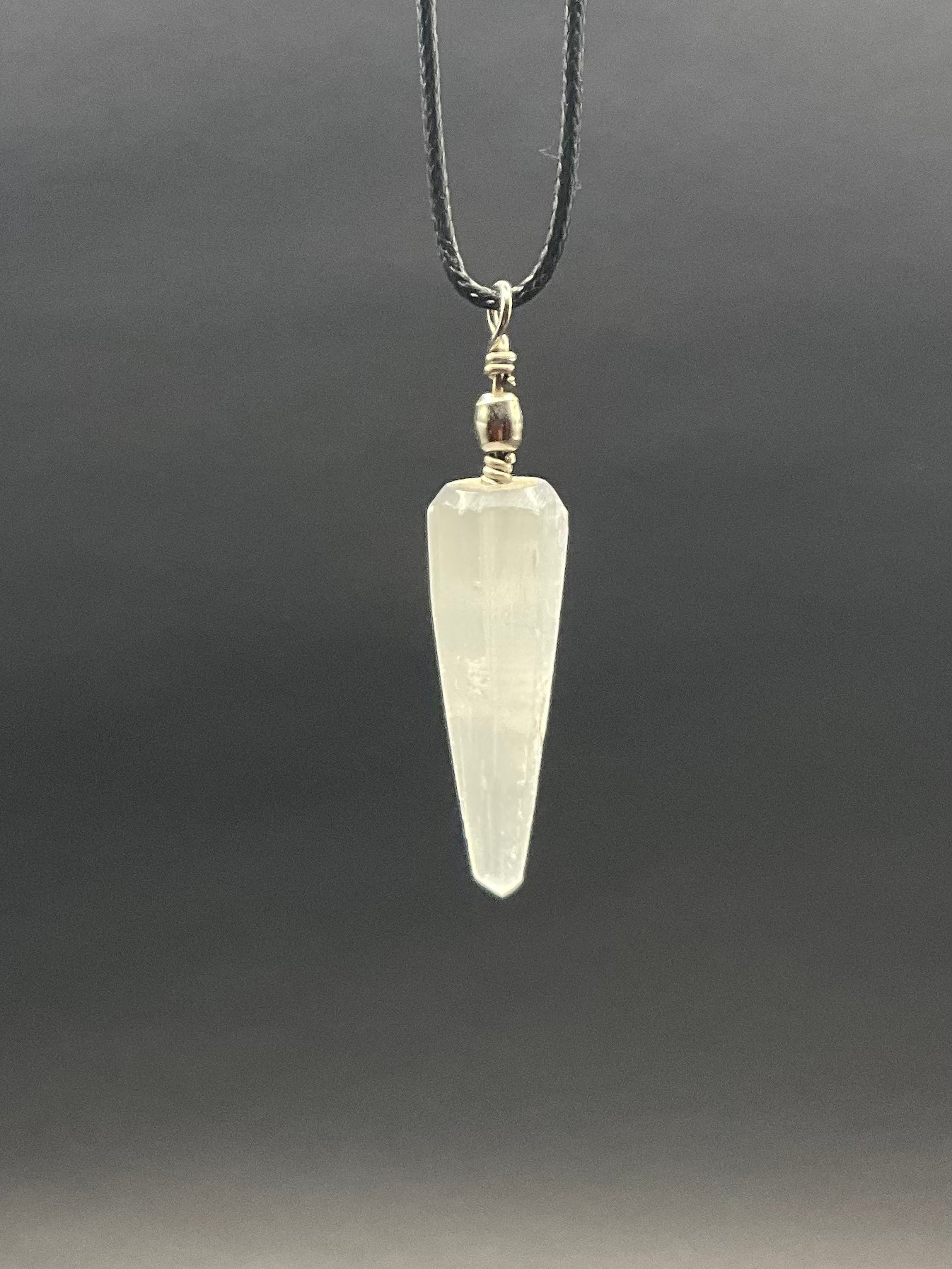 Selenite Pendant Pendulum