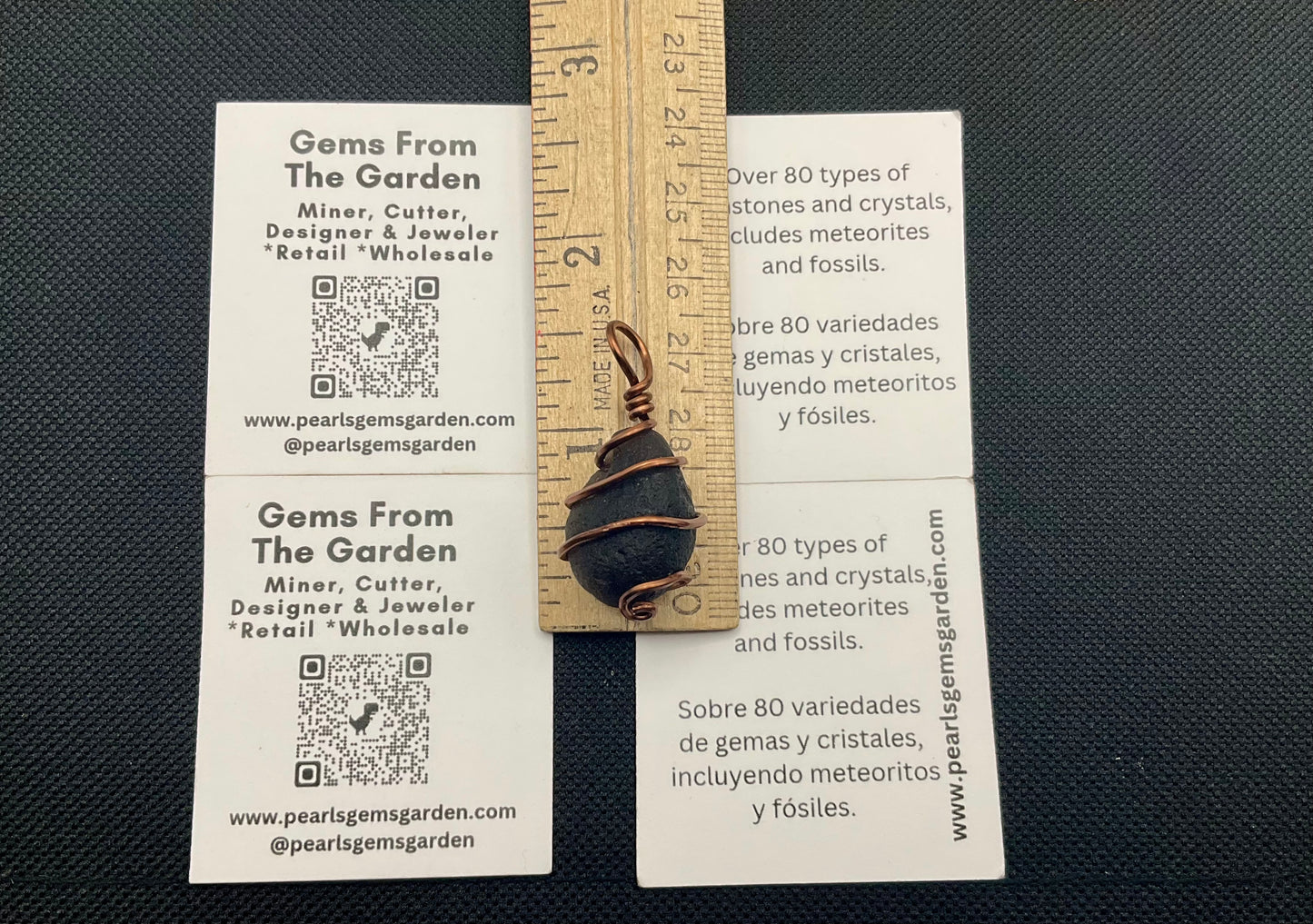 Tektite Saffordite Pendant #02