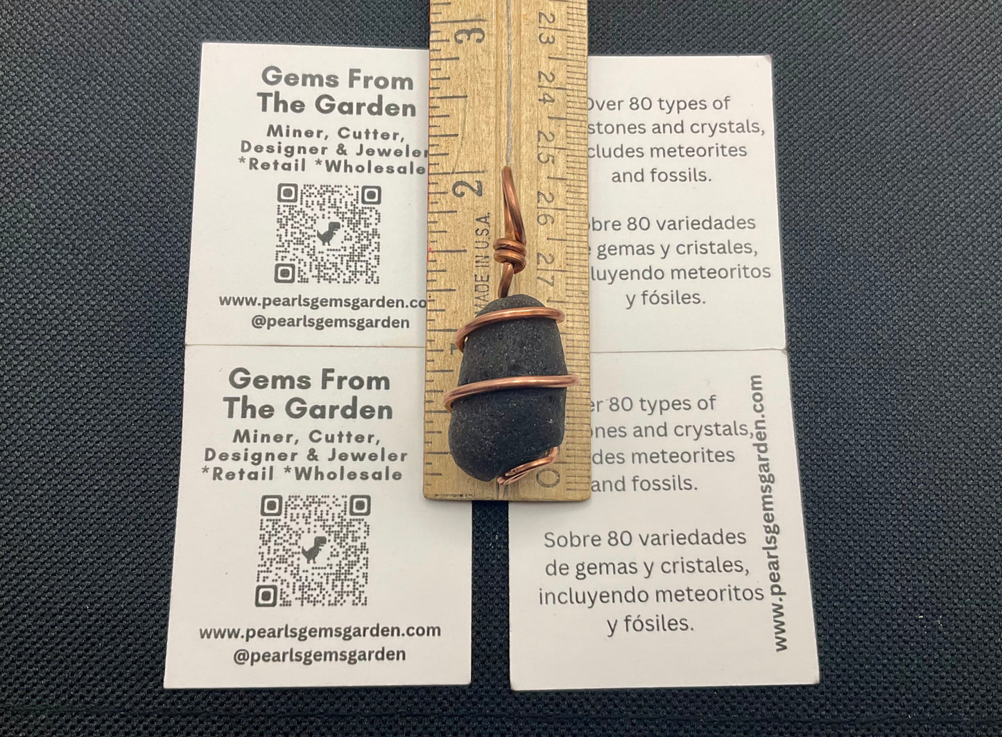 Tektite Saffordite Pendant #04