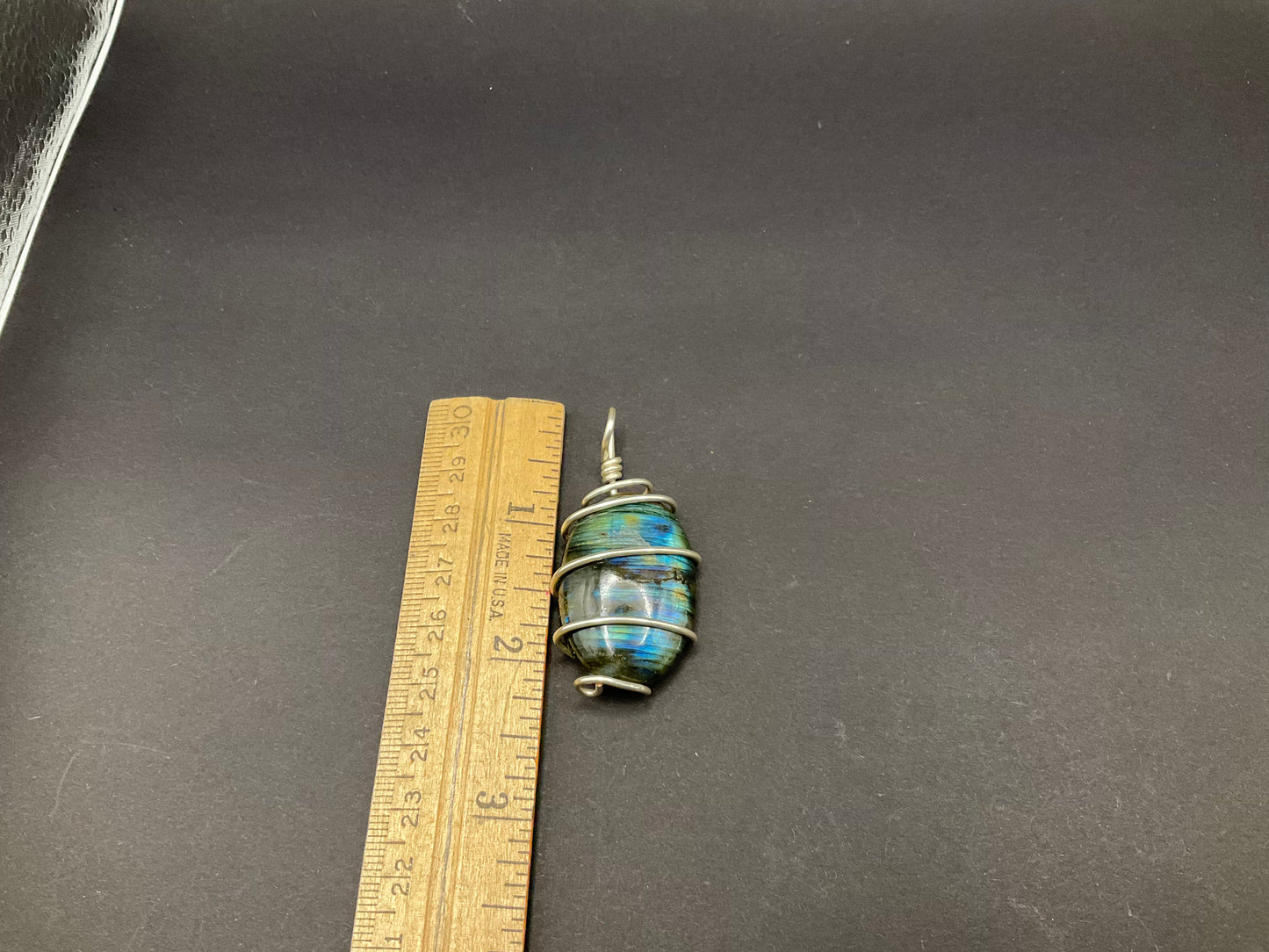 Labradorite Pendant #13 Wire Wrapped