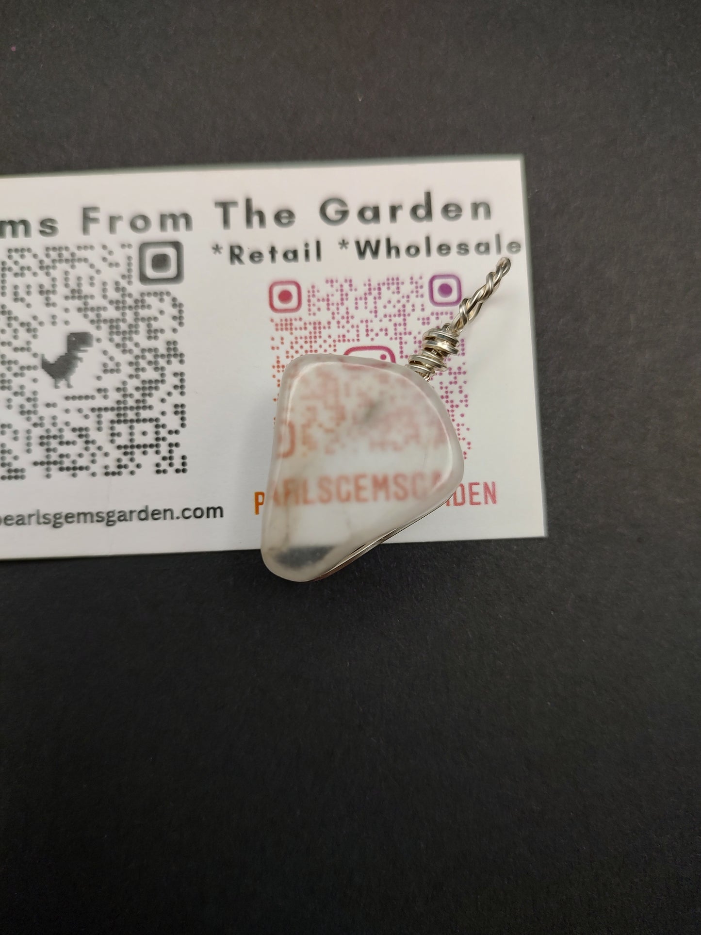 Ulexite Pendant #10