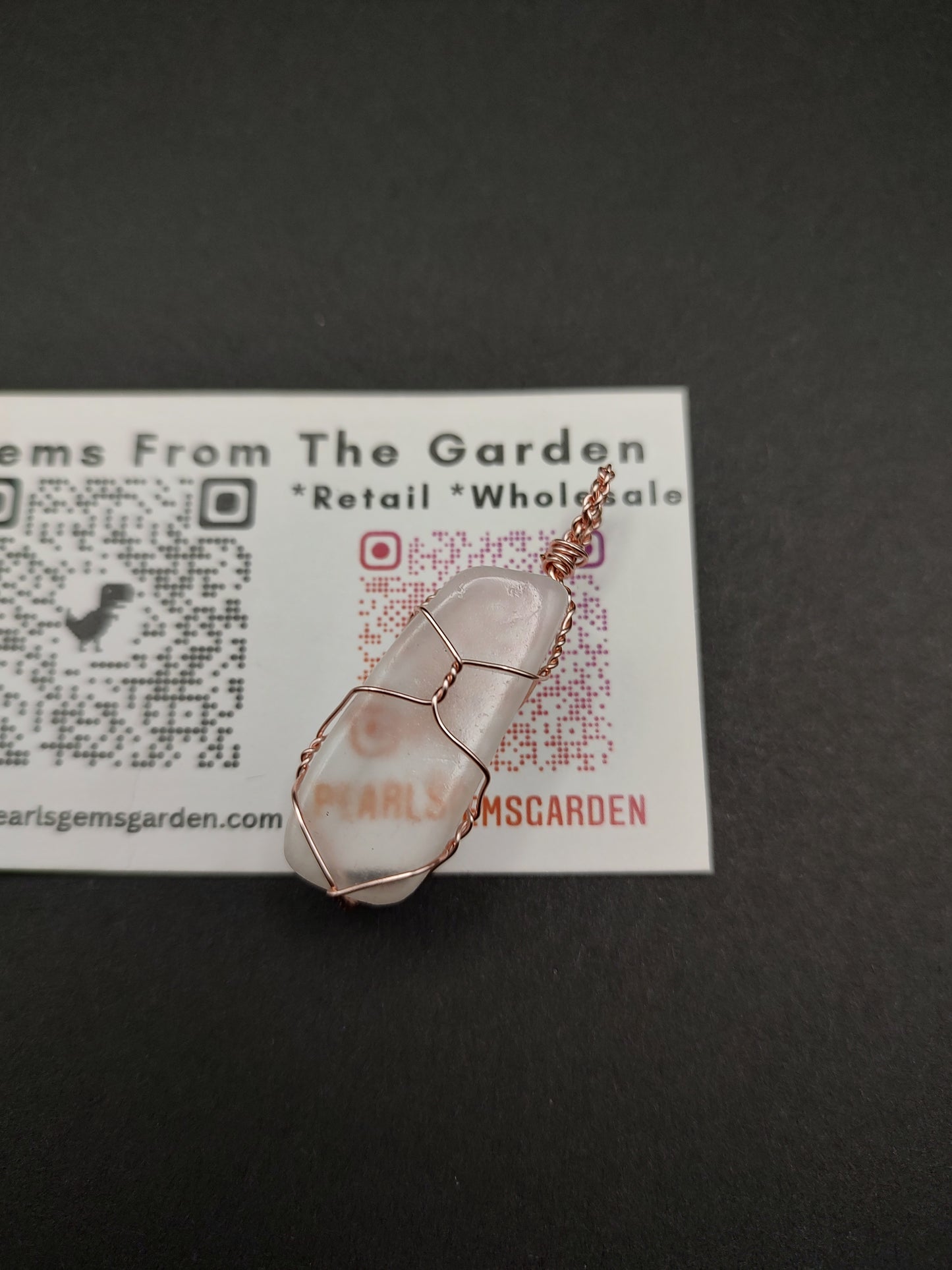 Ulexite Pendant #13