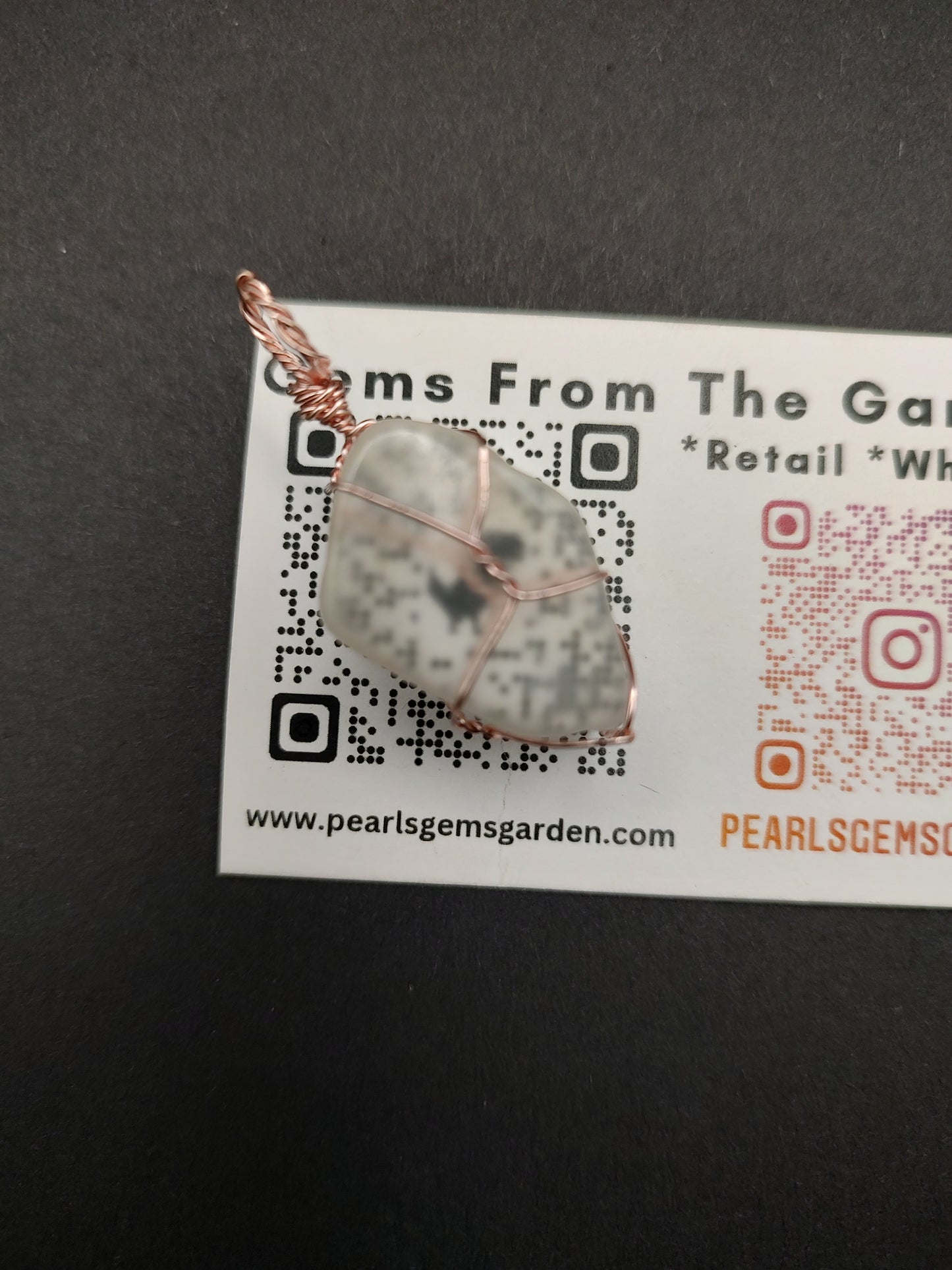 Ulexite Pendant #14