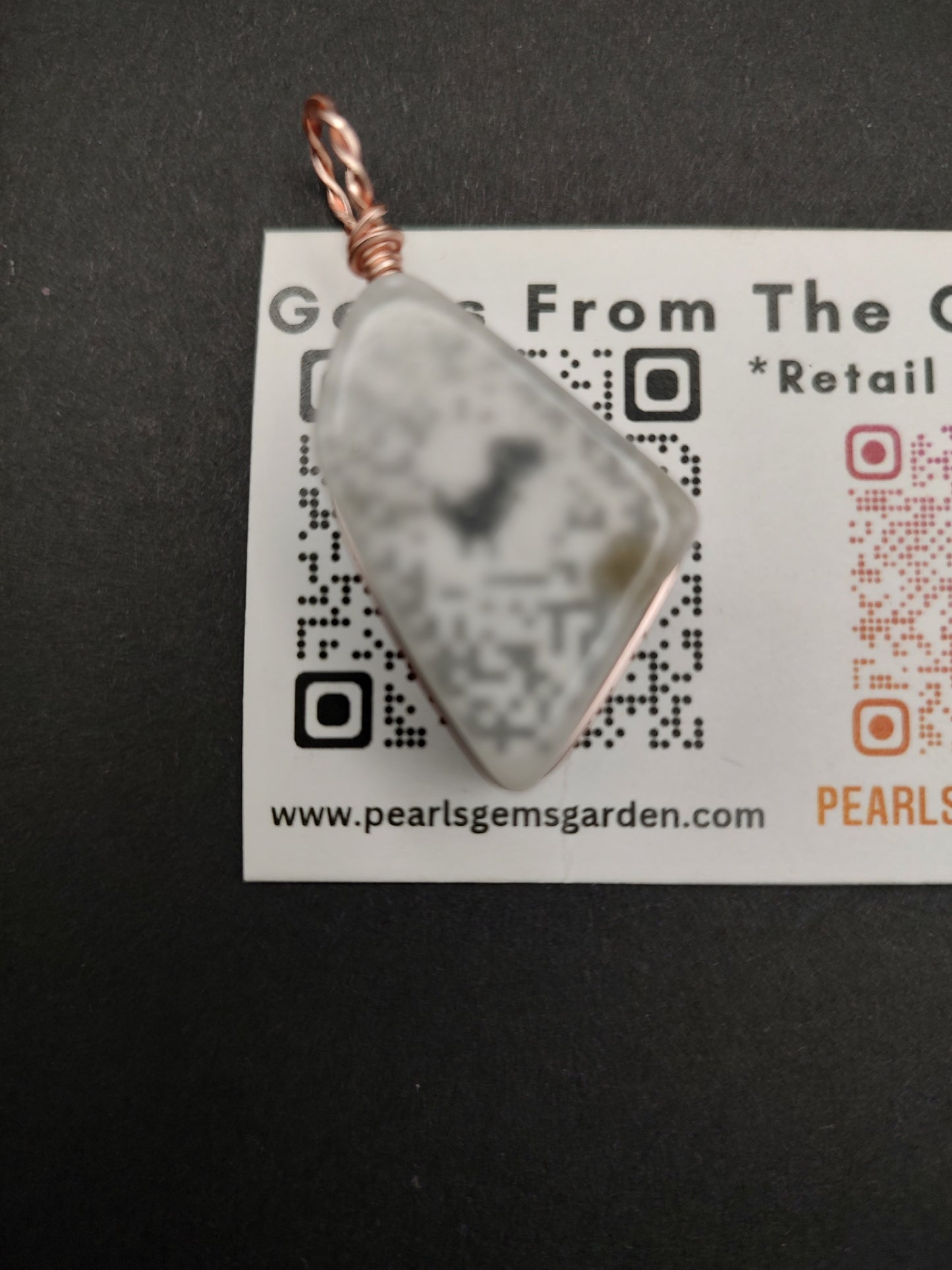 Ulexite Pendant #15