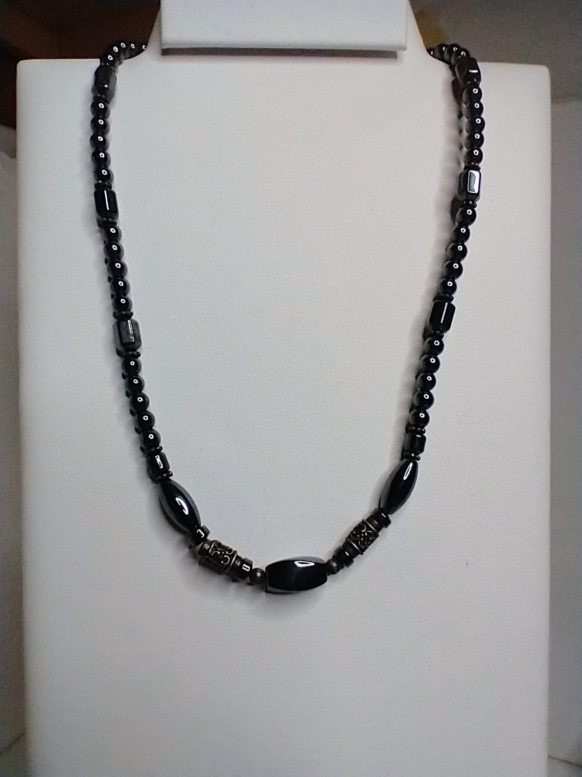 Hematite Bead Necklace