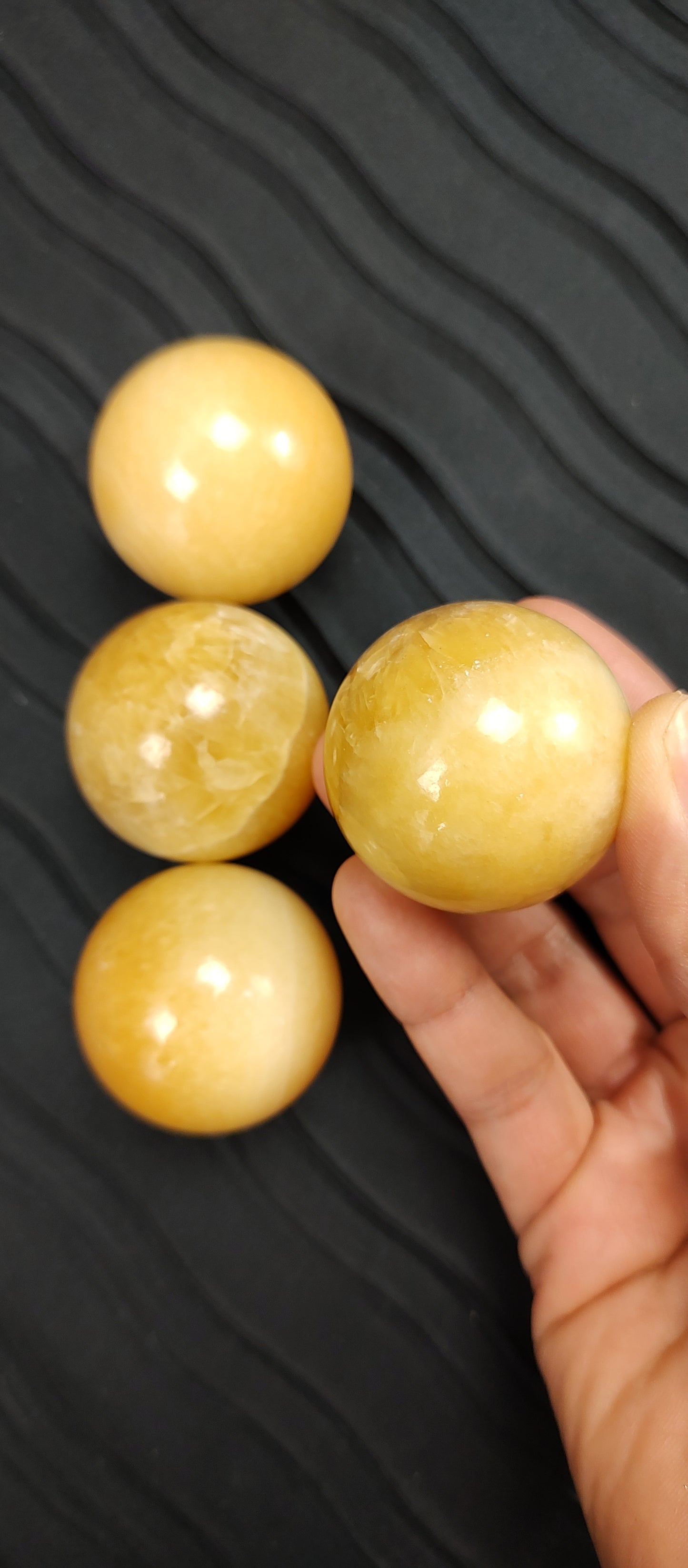 Orange Calcite Sphere