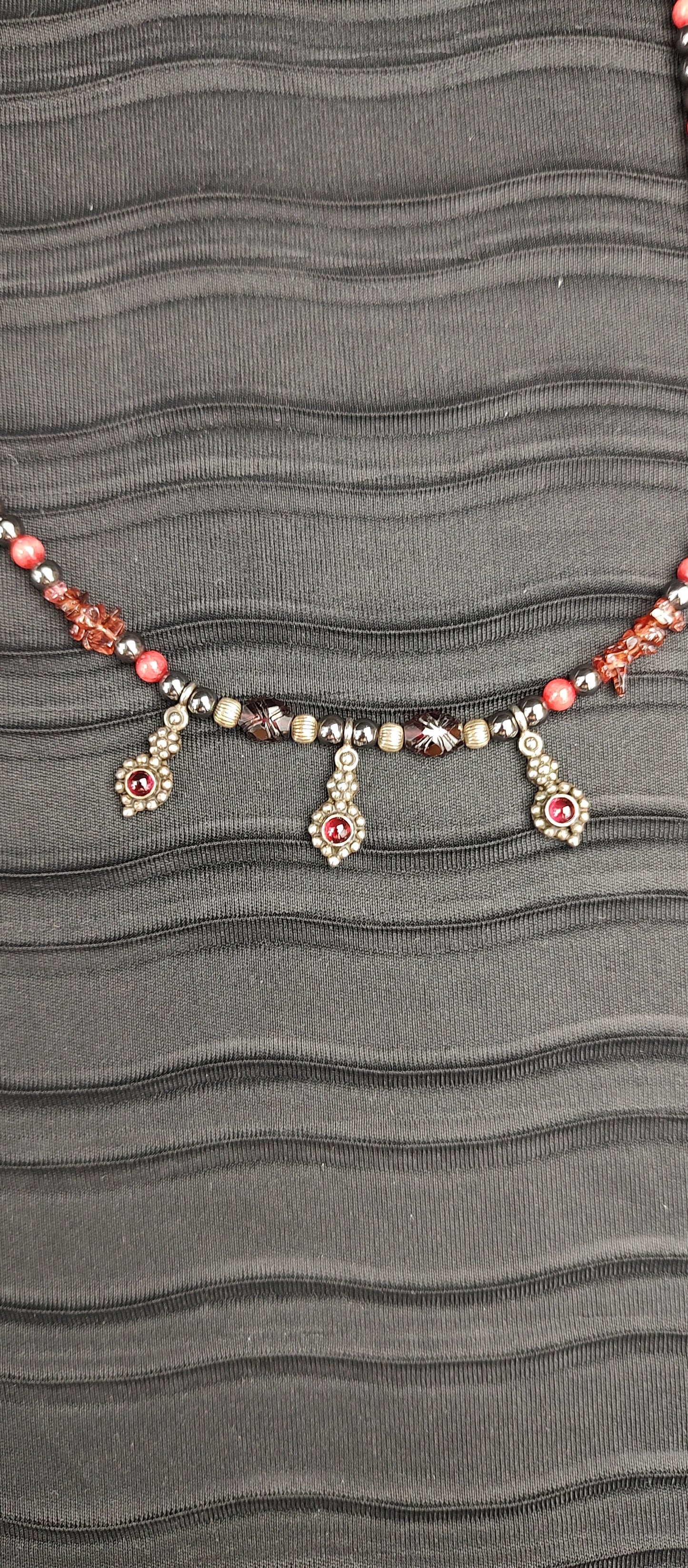 Garnet Hematite Chocker