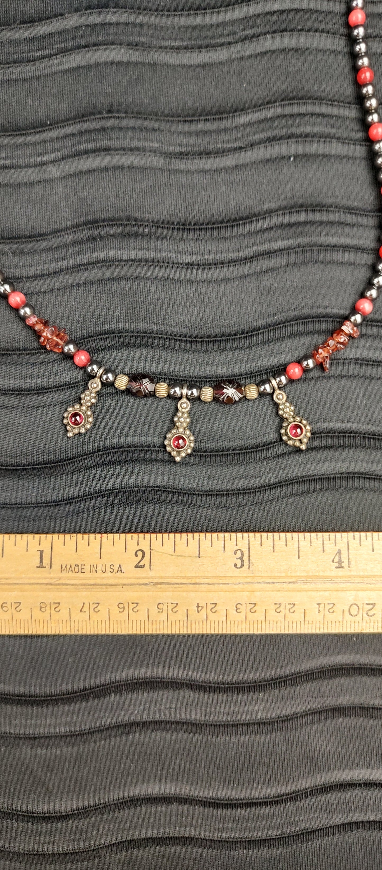 Garnet Hematite Chocker
