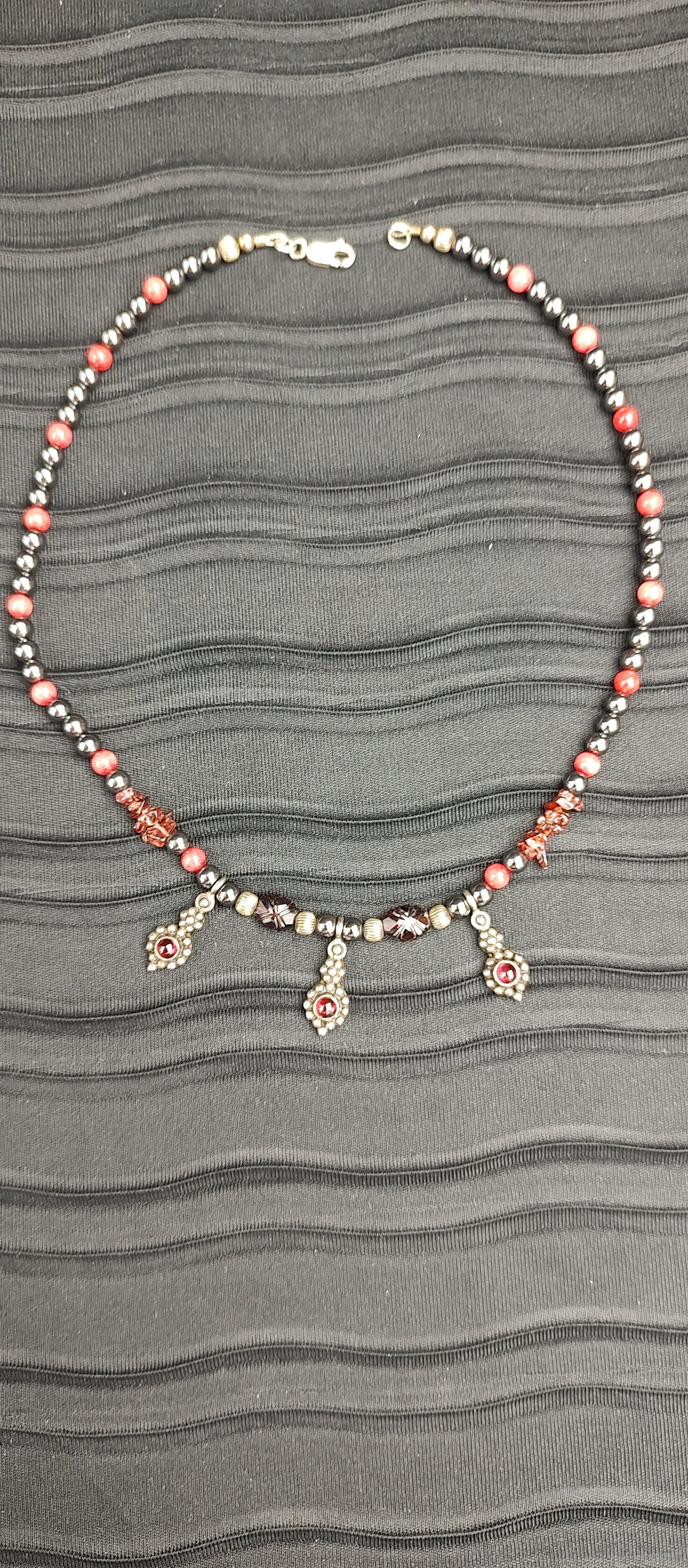 Garnet Hematite Chocker