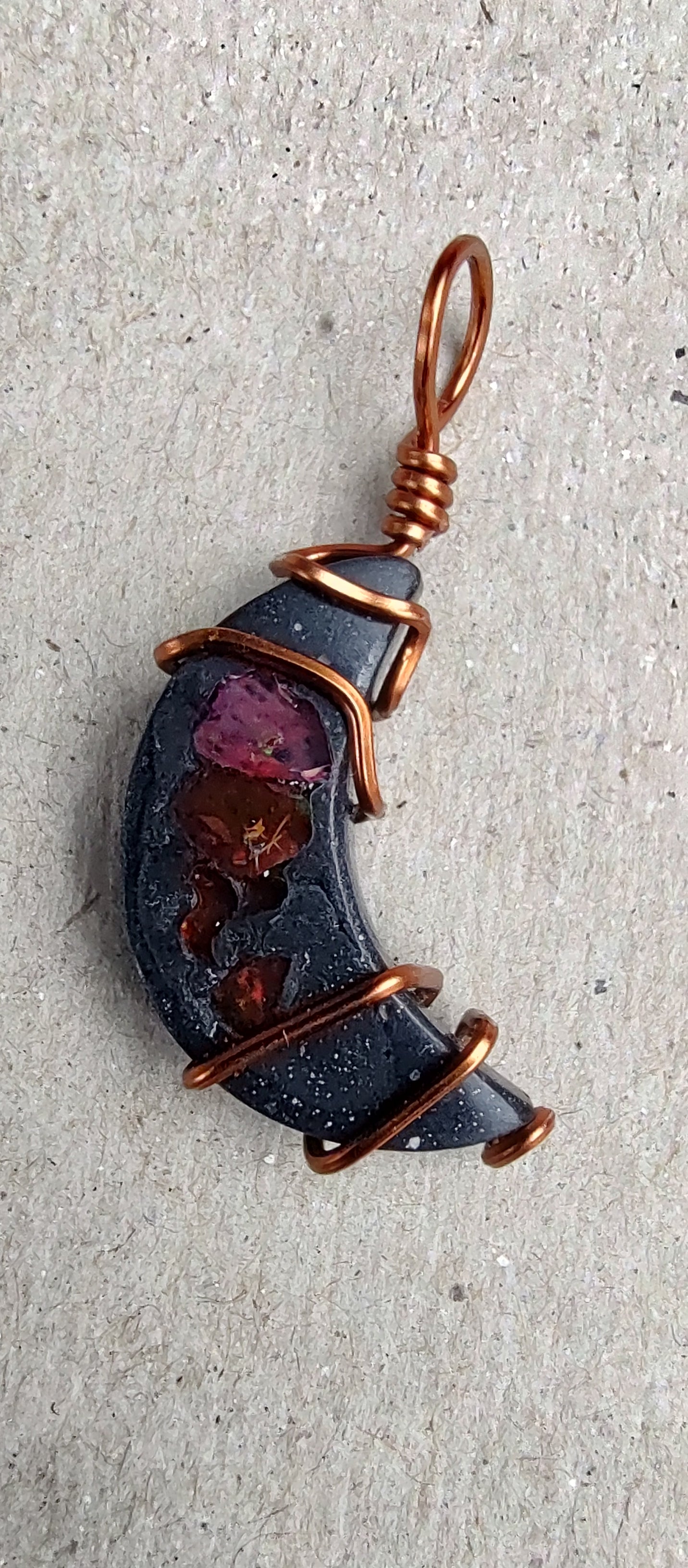Opal Pendant #11 Moon