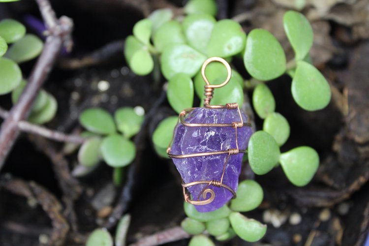 Amethyst Gigantic Pendant #04