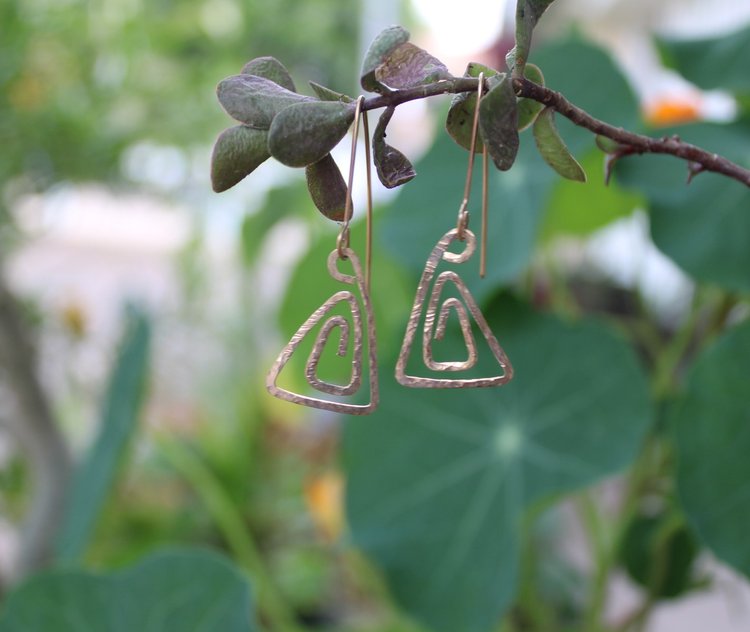 Gold Geometric Earrings