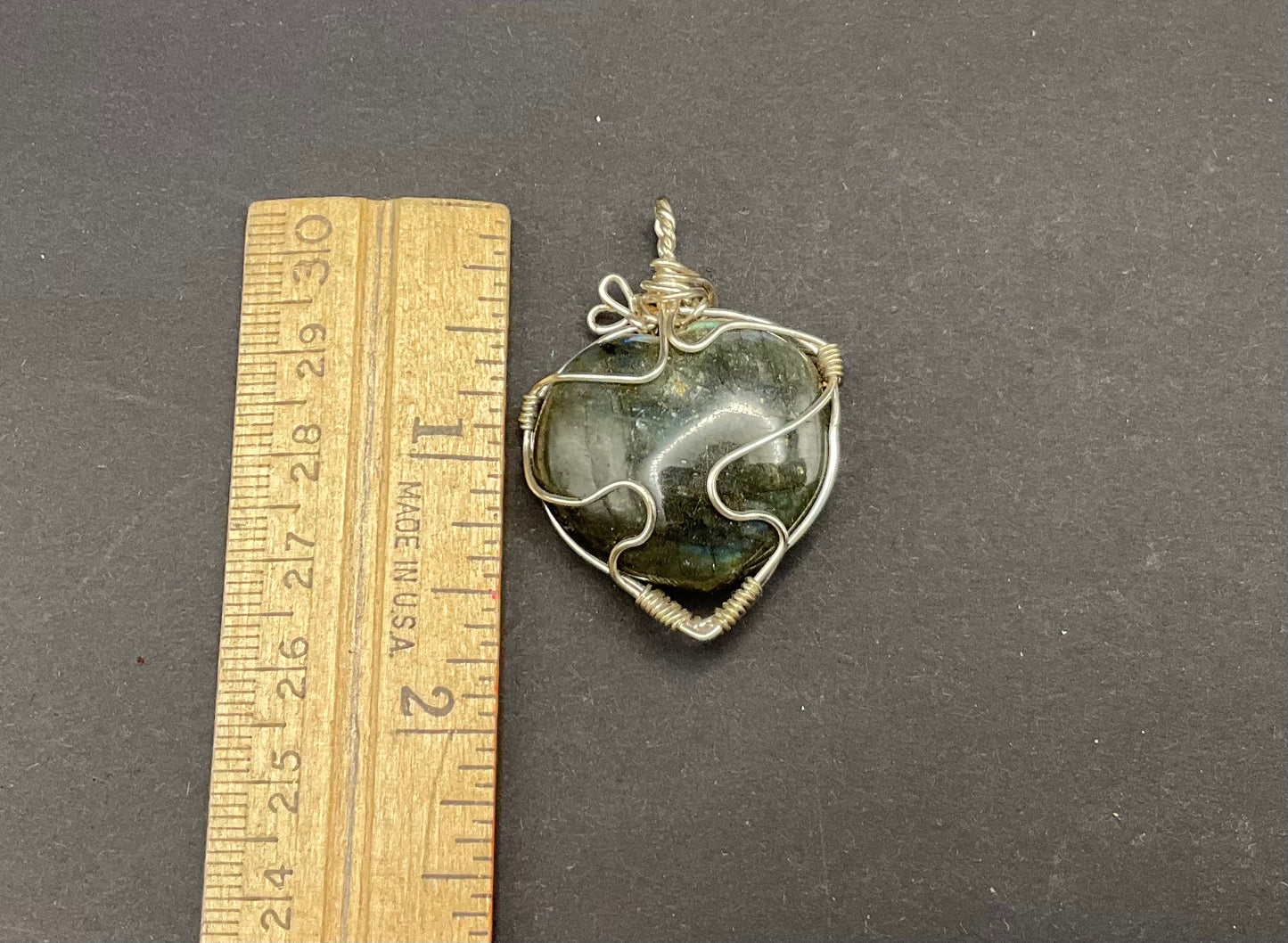 Labradorite Pendant #03 Wire Wrapped