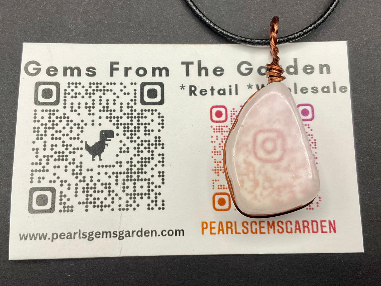 Ulexite Pendant #6
