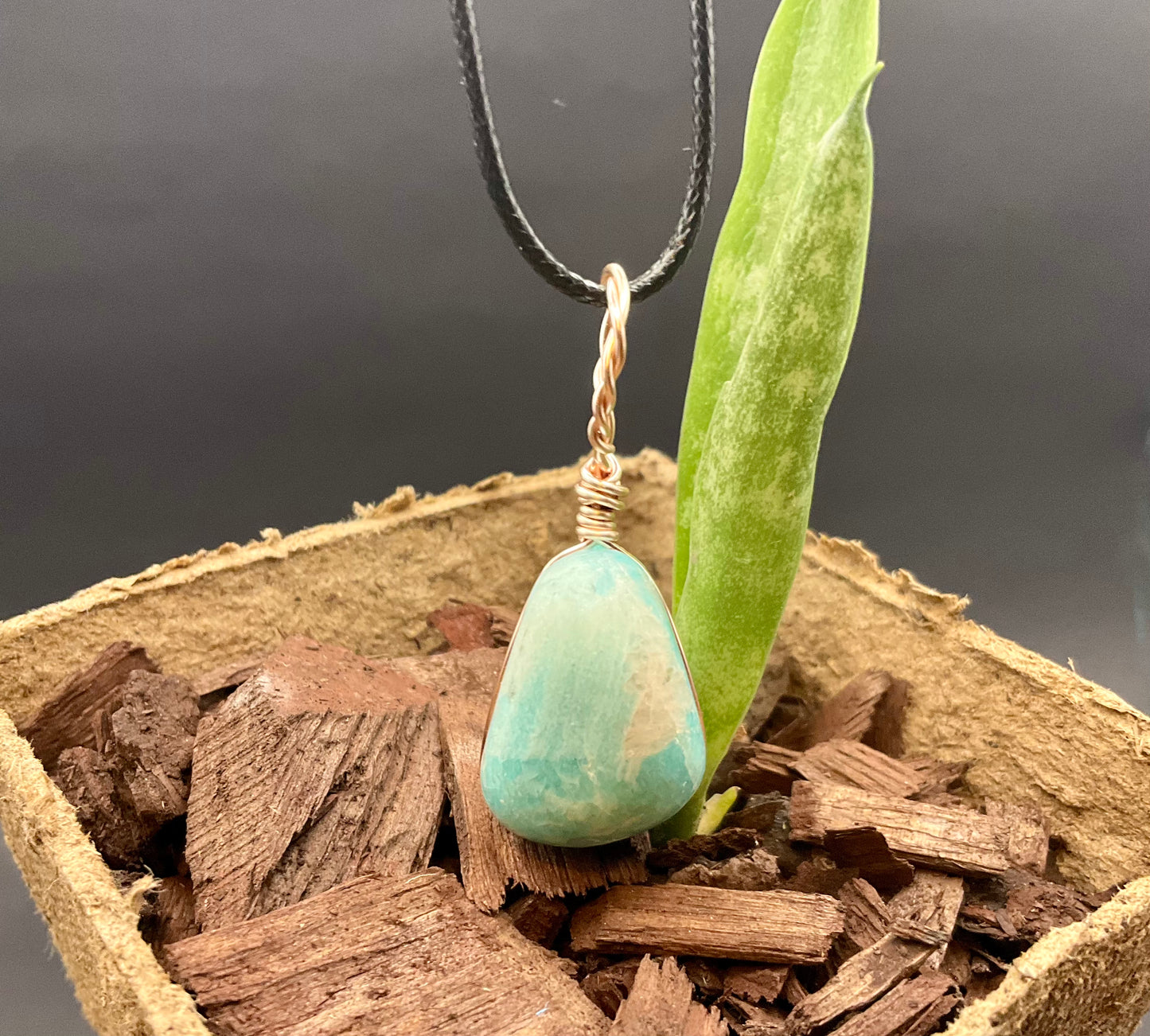 Amazonite Pendant #02