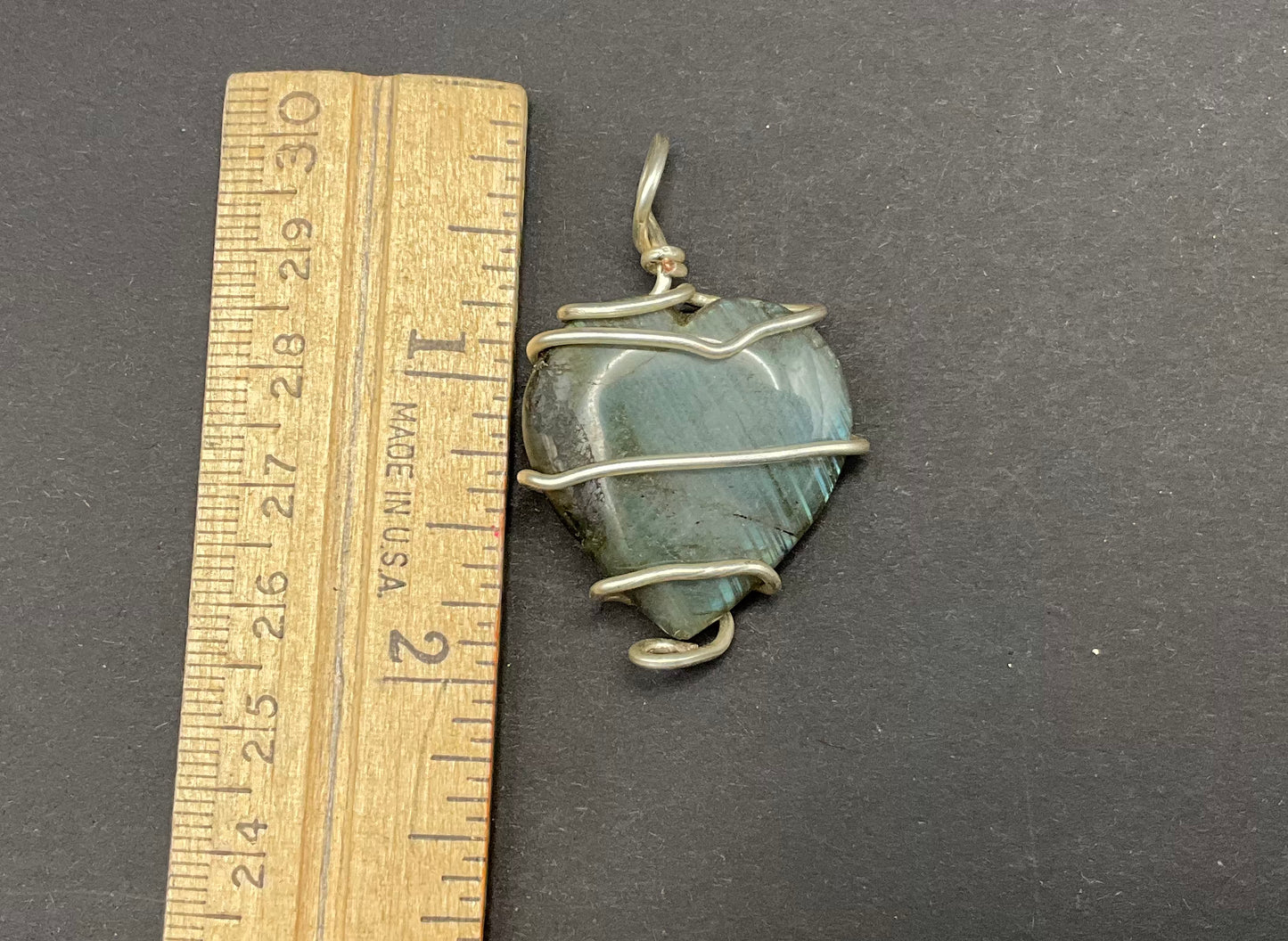 Labradorite Pendant #06 Wire Wrapped