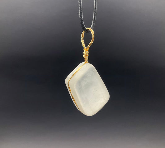 Ulexite Pendant #9