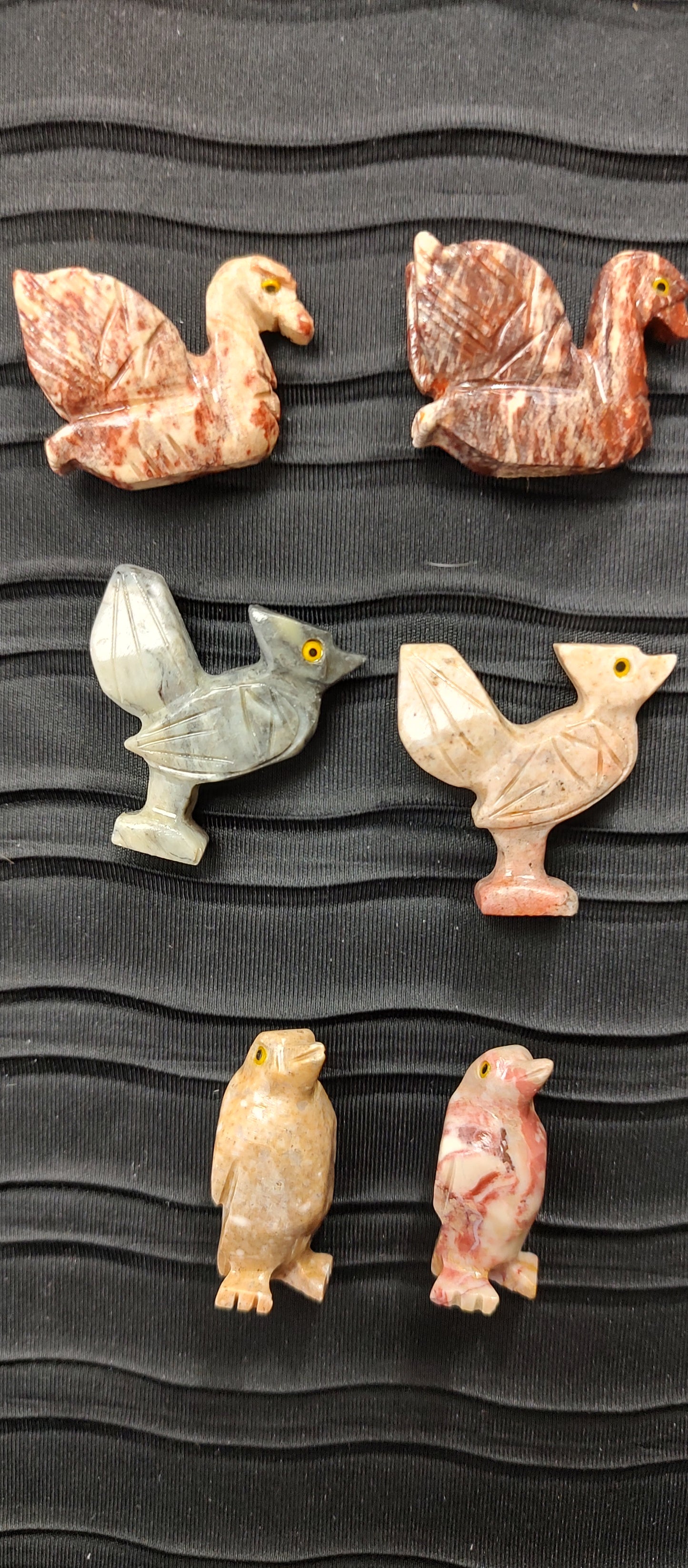 Soapstone animals