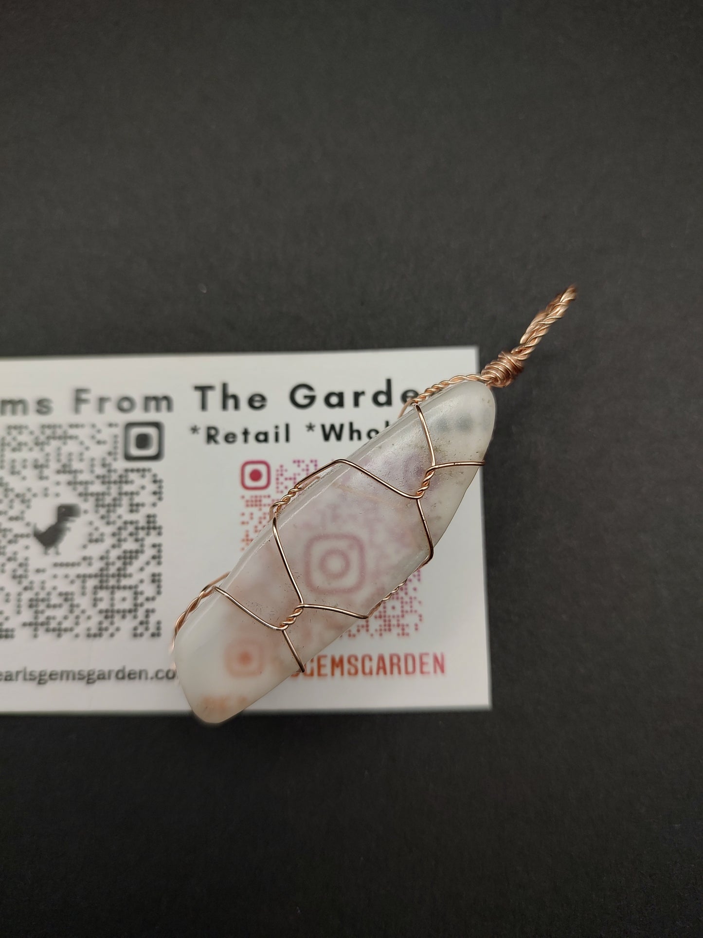 Ulexite Pendant #12