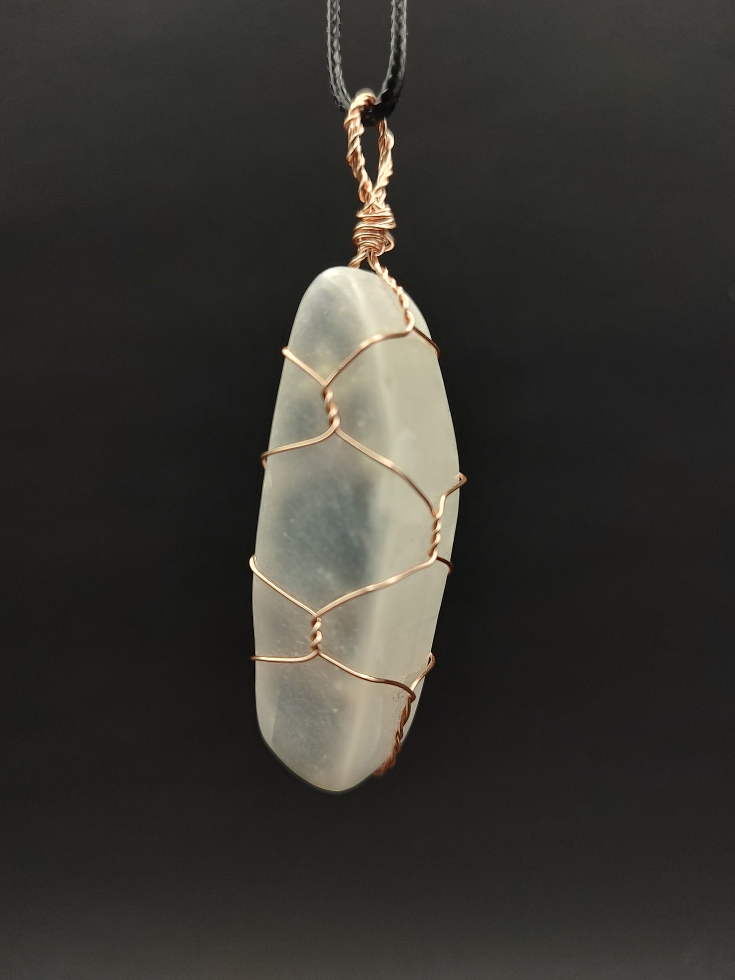 Ulexite Pendant #12