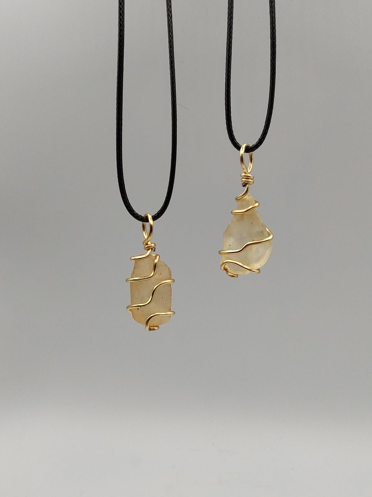 Libyan Desert Glass Pendant #01