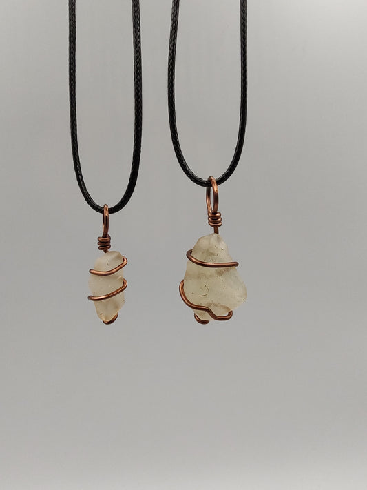 Libyan Desert Glass Pendant #03