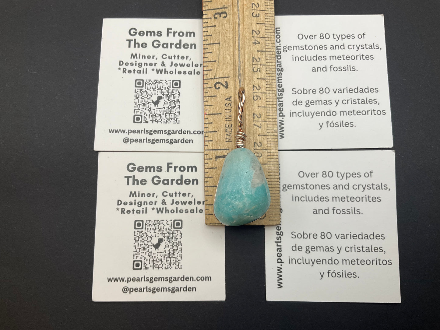 Amazonite Pendant #02