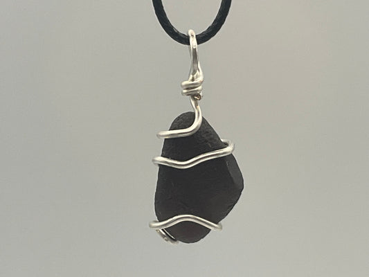 Tektite Saffordite Pendant #01