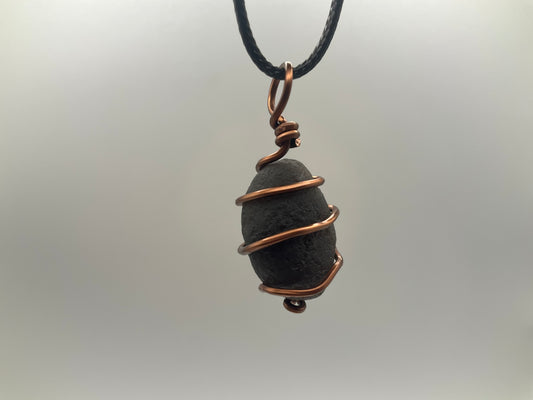 Tektite Saffordite Pendant #02
