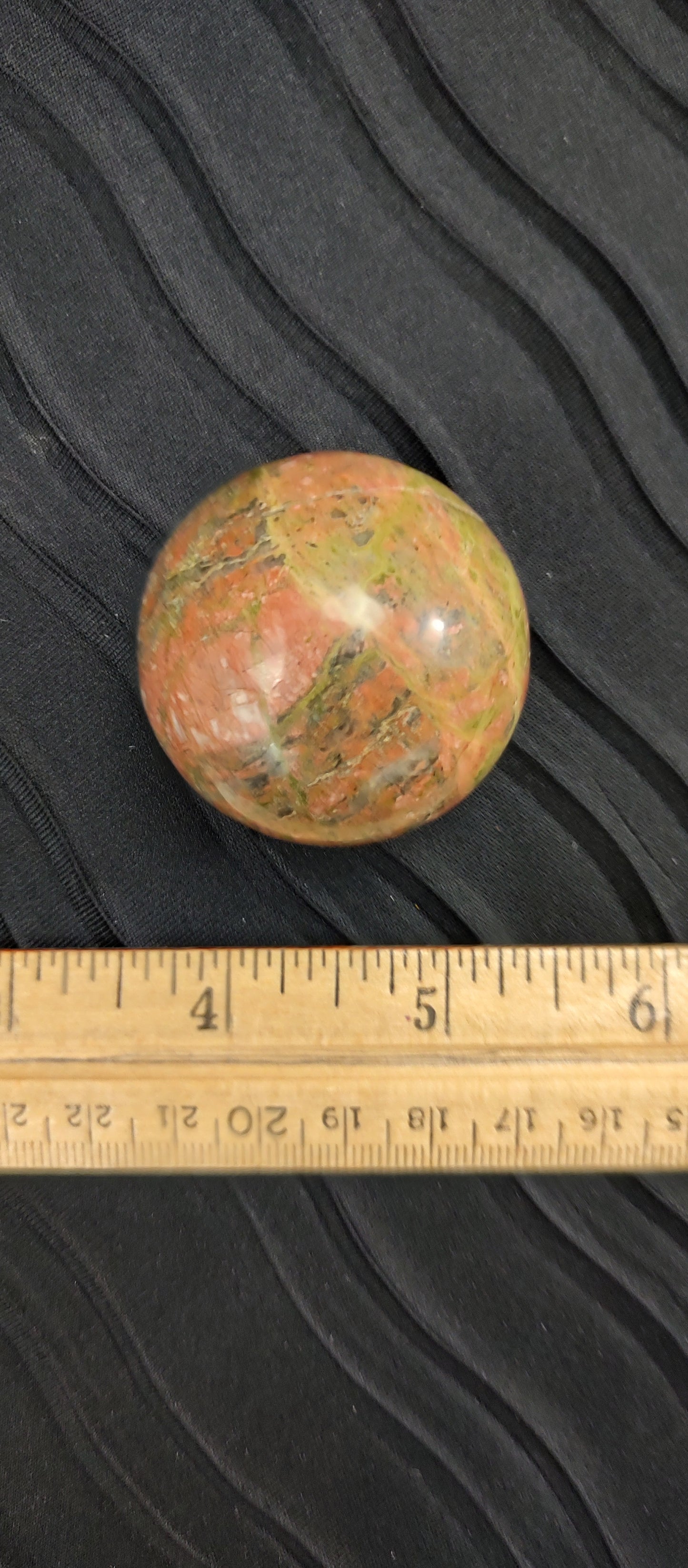 Unakite sphere