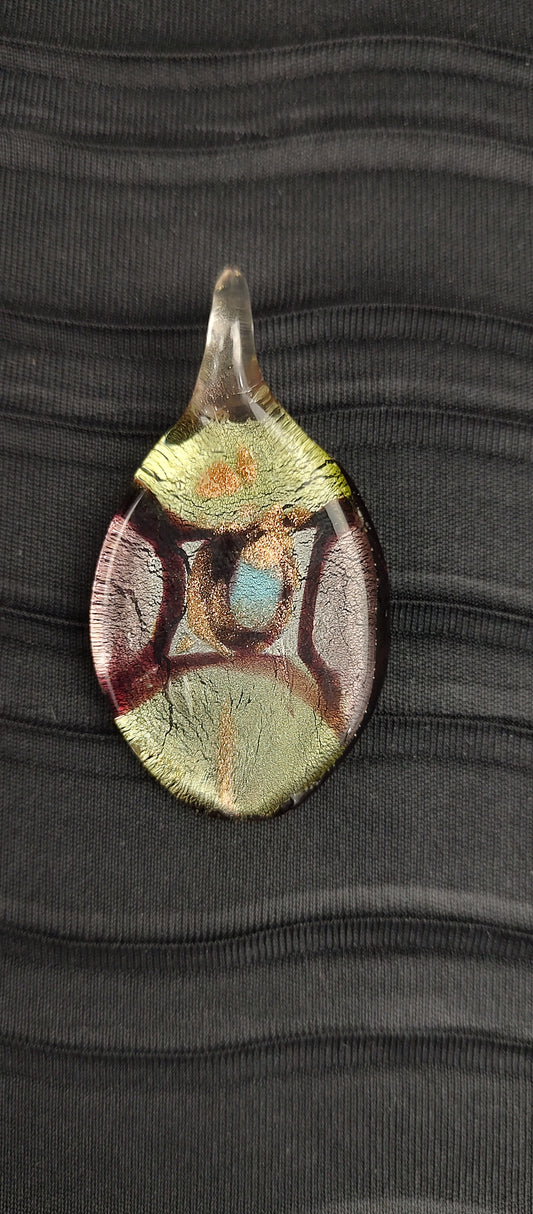 Oval Glass Pendant