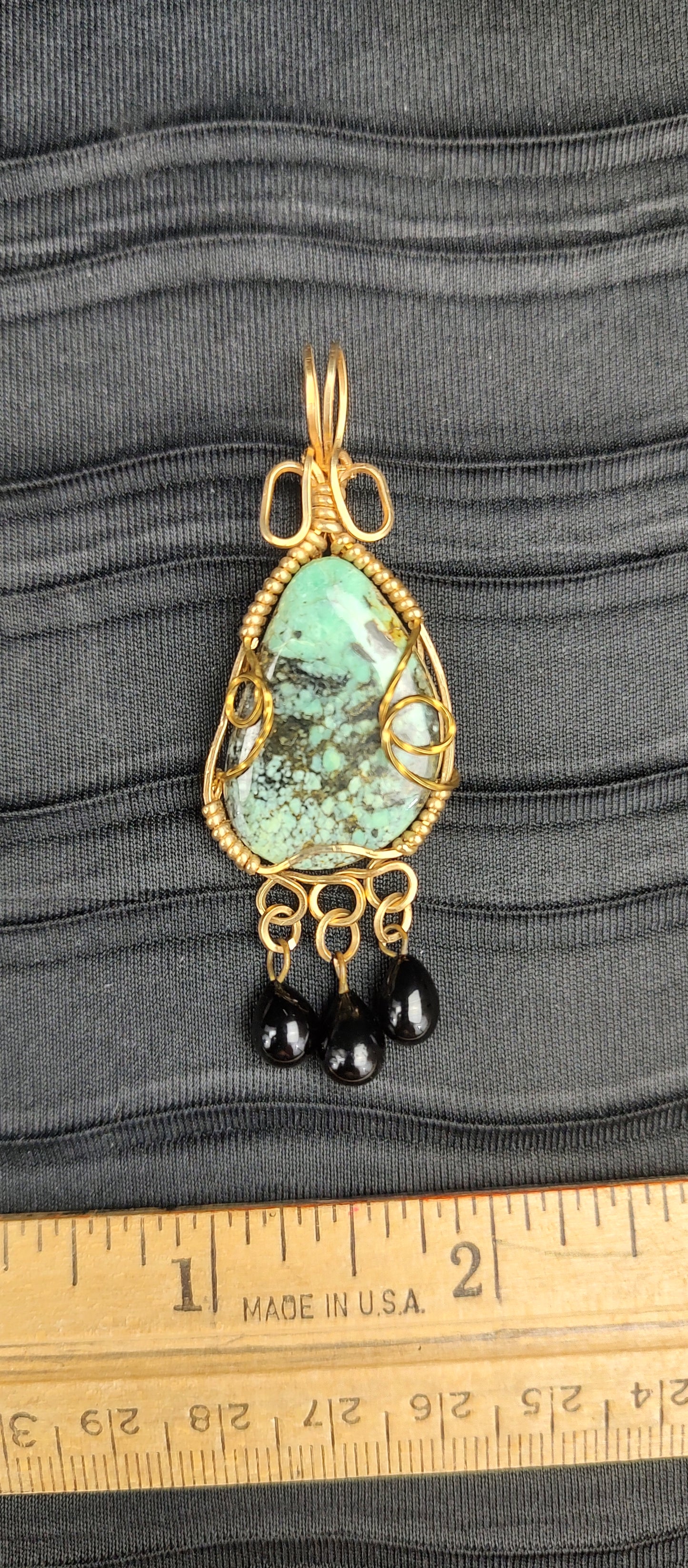 Turquoise Gold Pendant