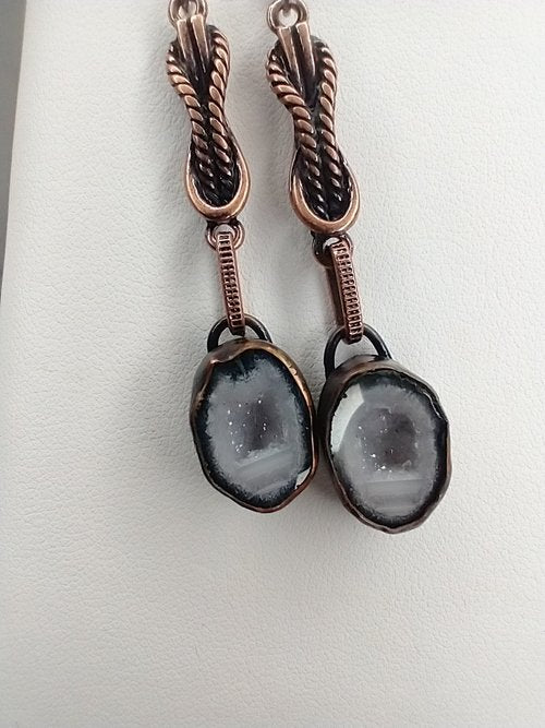 Tobasco Geode Earrings