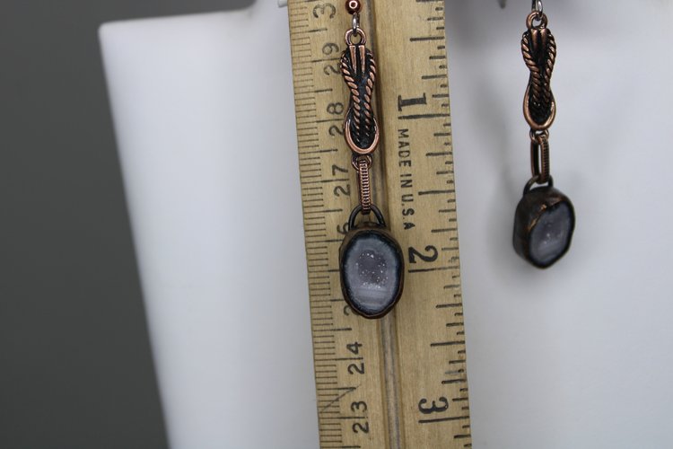 Tobasco Geode Earrings