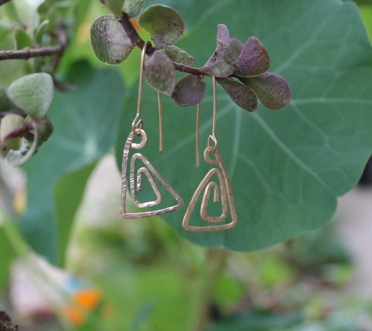 Gold Geometric Earrings