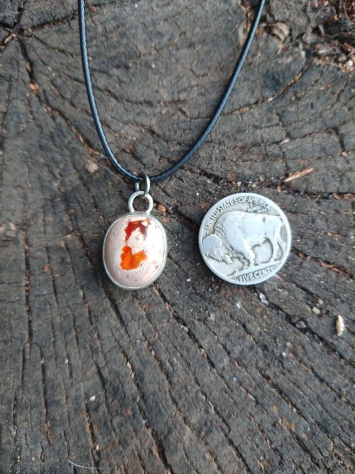 Opal Pendant #05 Heart