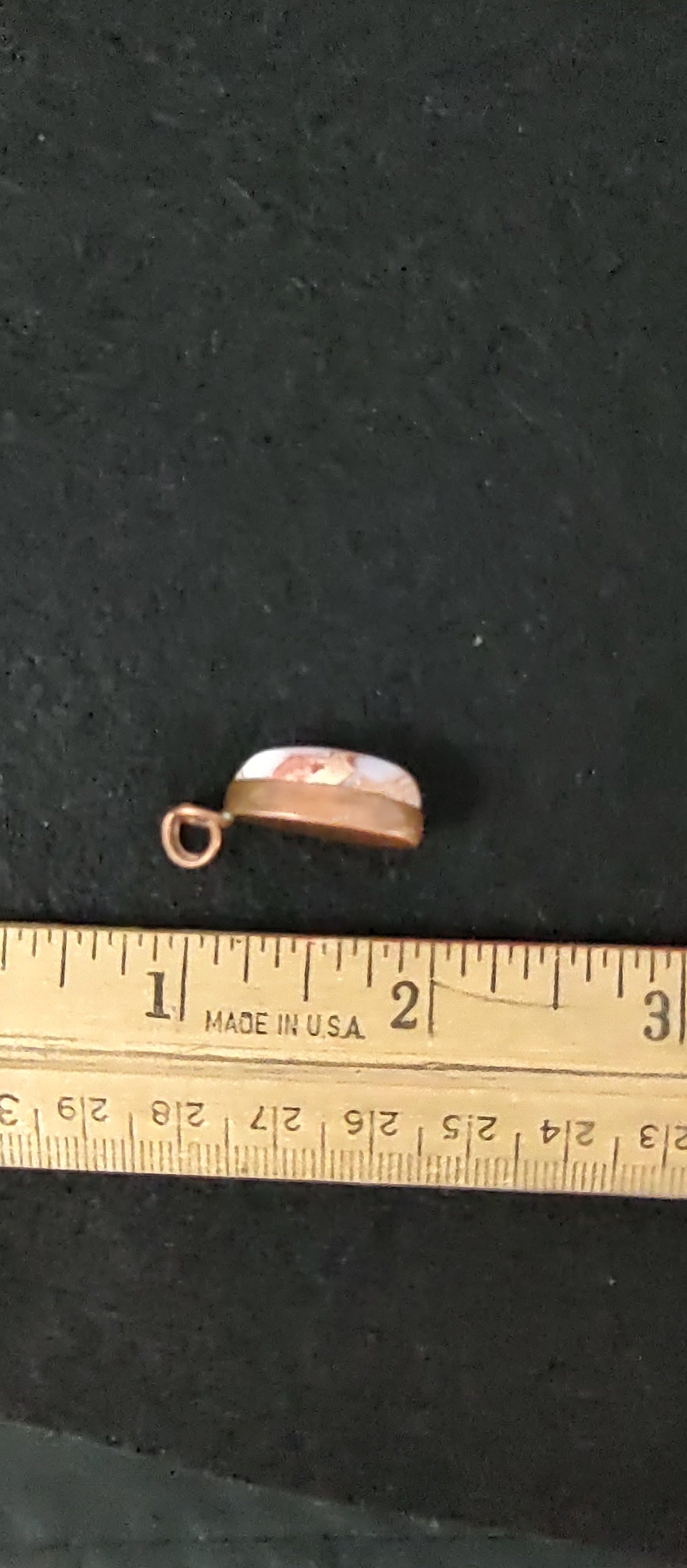 Opal Pendant #49 white drop